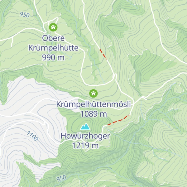 Map of Krümpelhüttenmösli