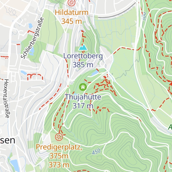 Map of Zedernhütte