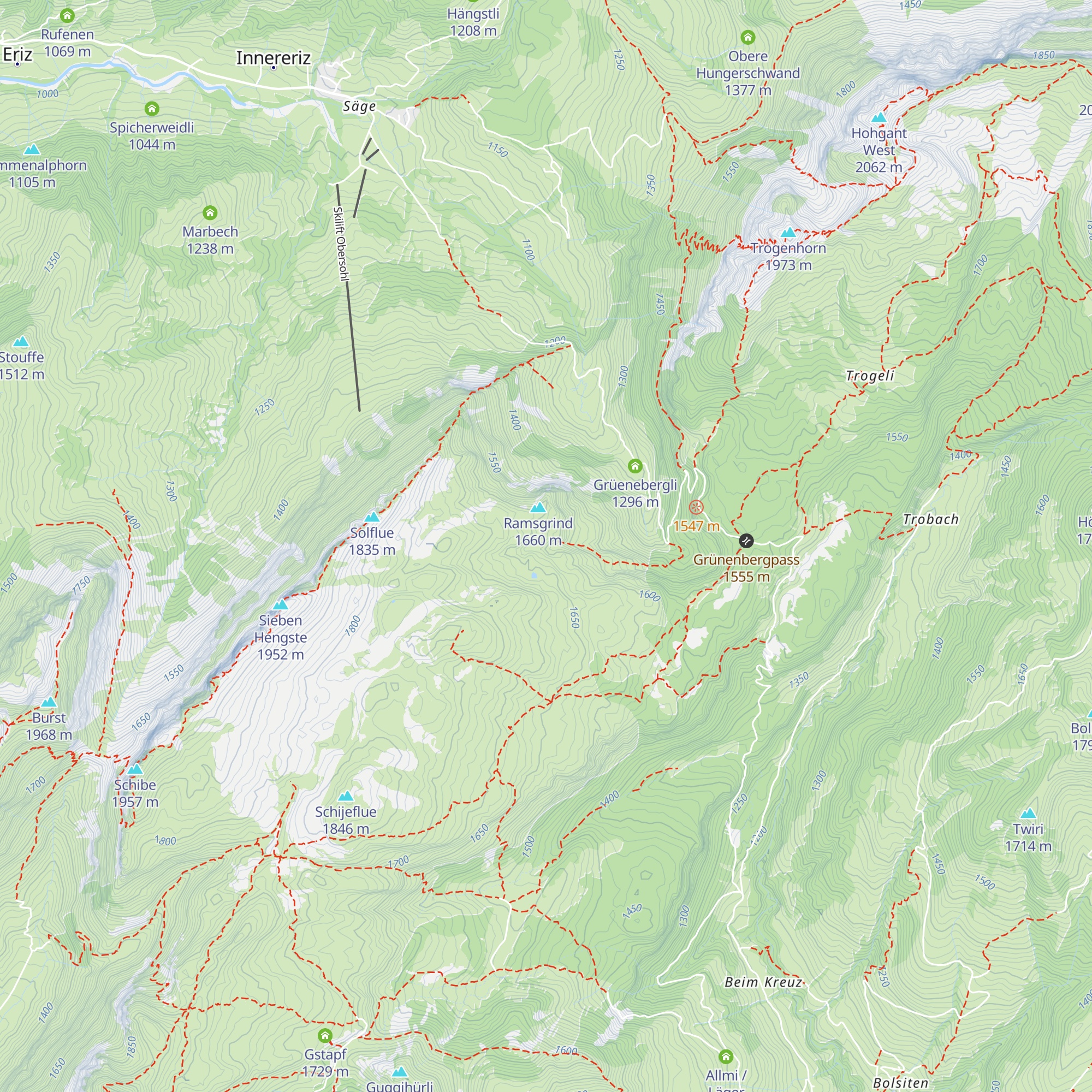 Schluchhole map
