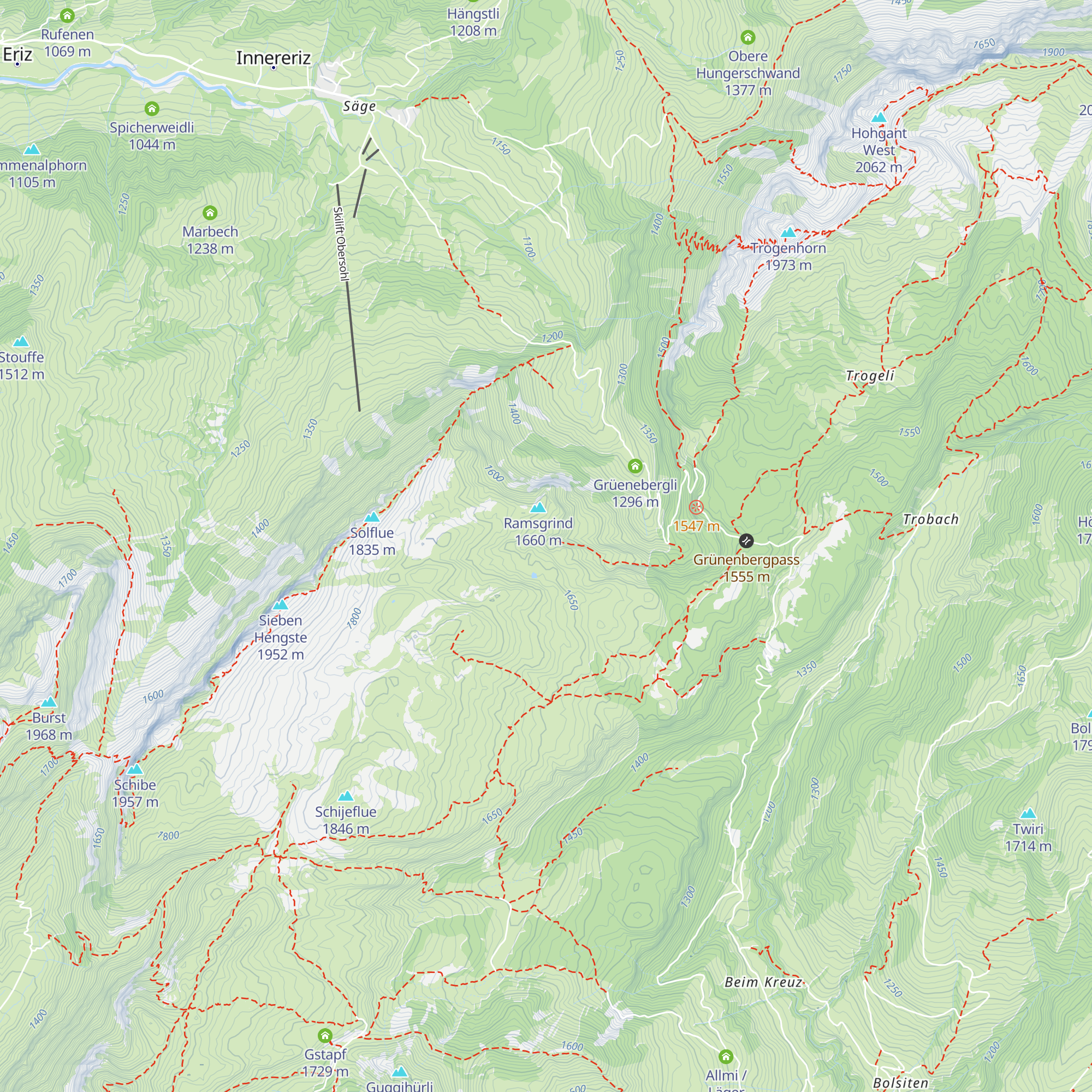 Schluchhole map