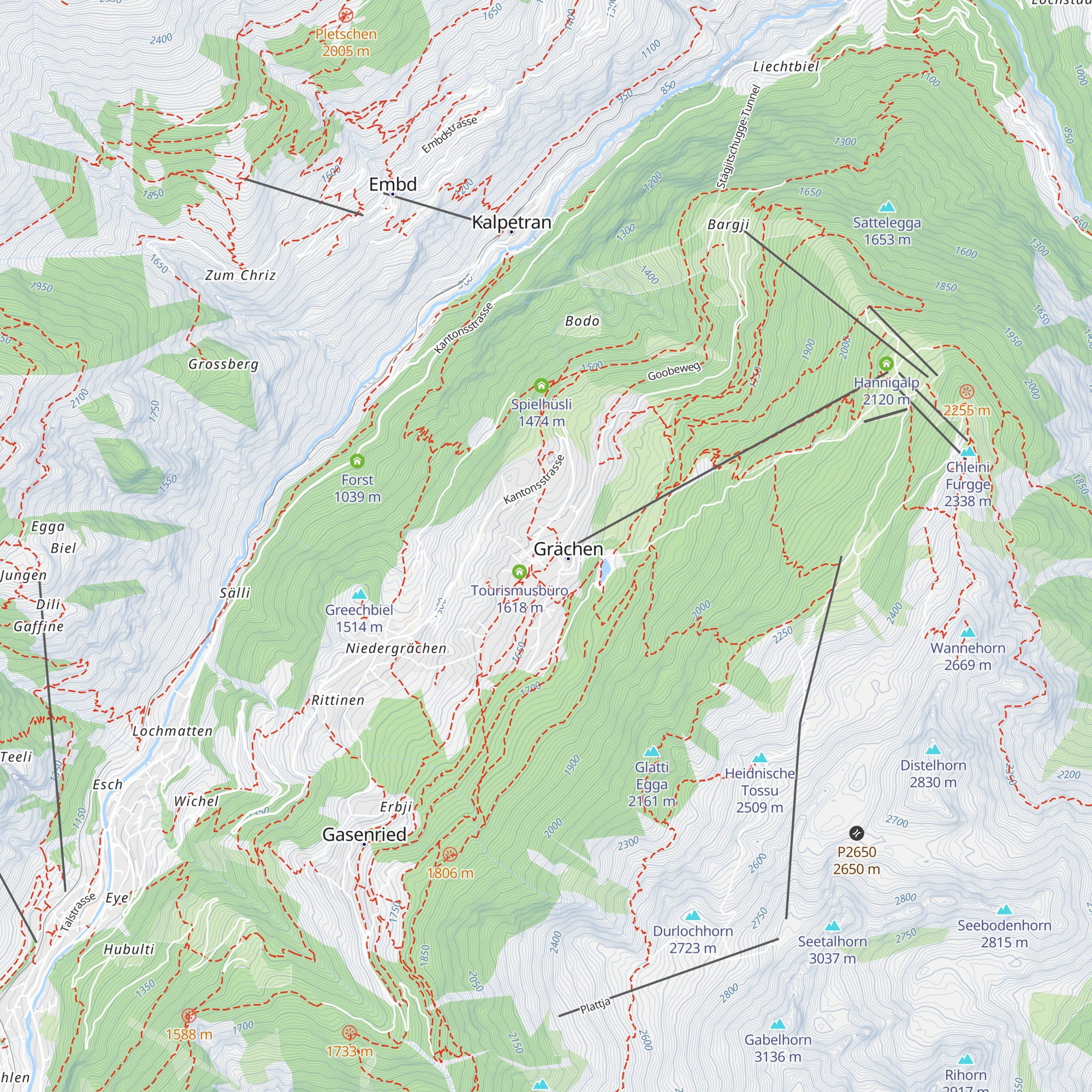 Thomas-Platter-Stube map