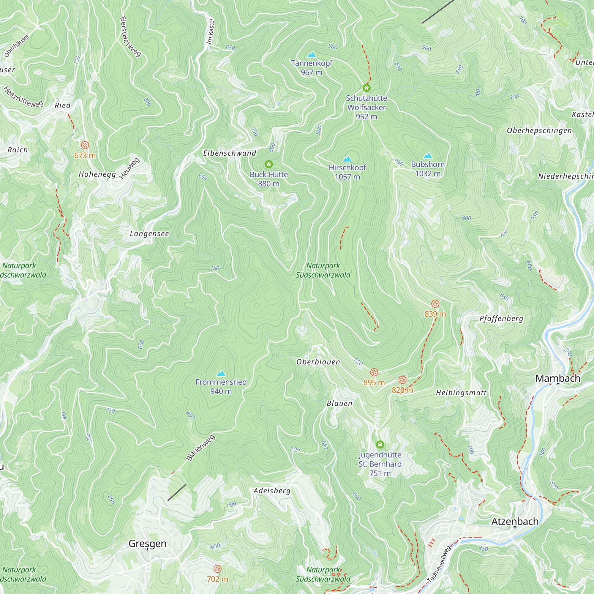 Karl Kopp Hütte map