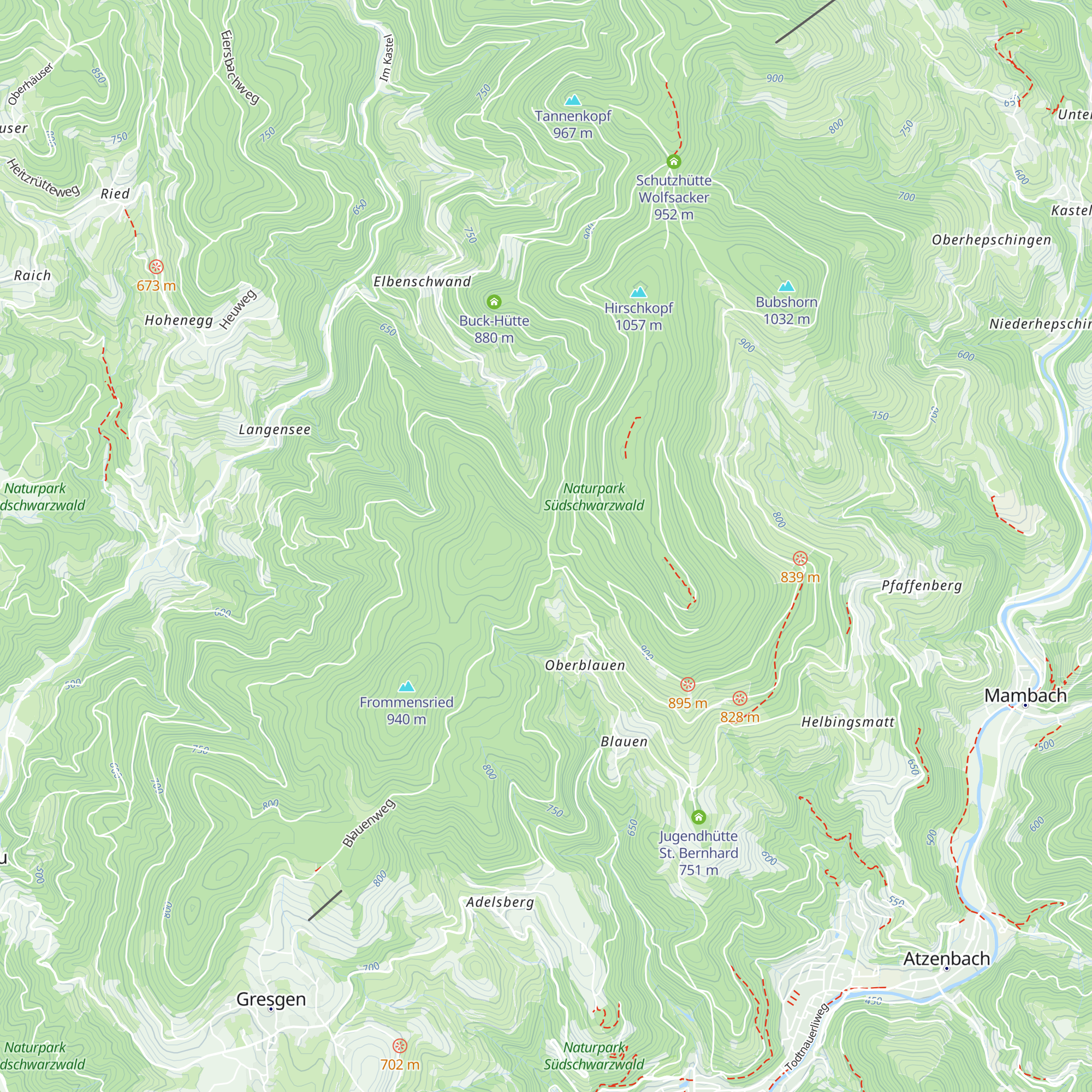 Karl Kopp Hütte map