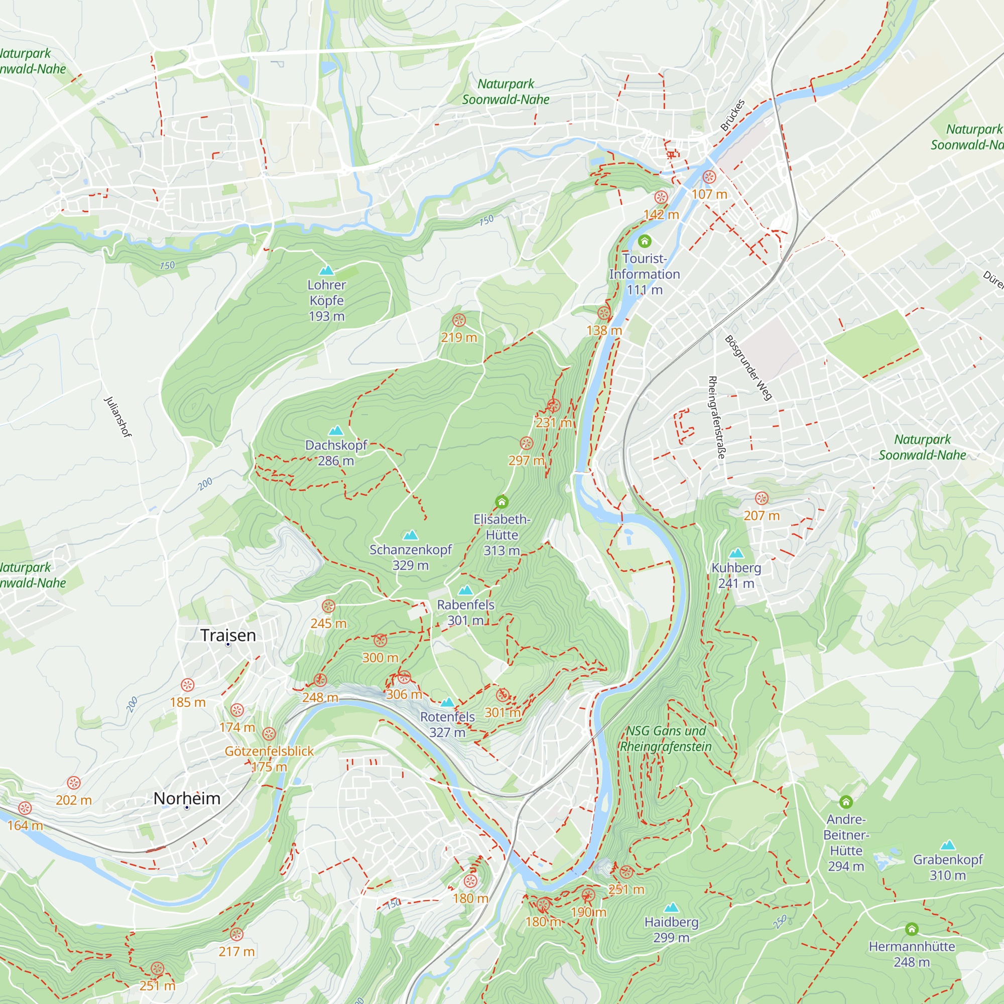 Elisabeth-Hütte map