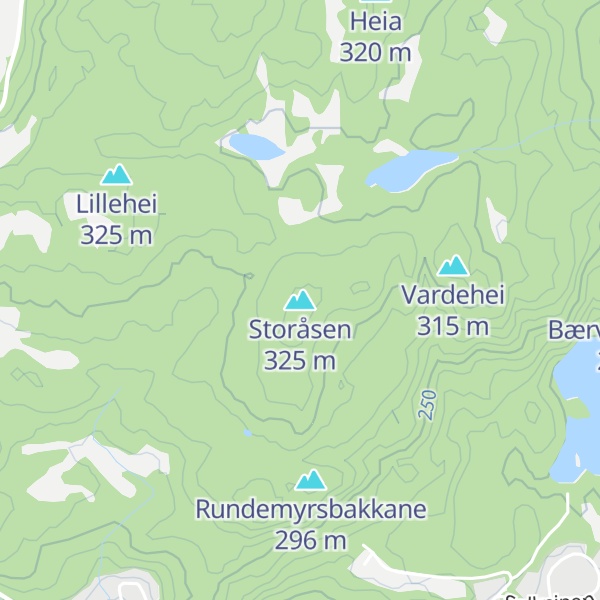 Map of Storåsen