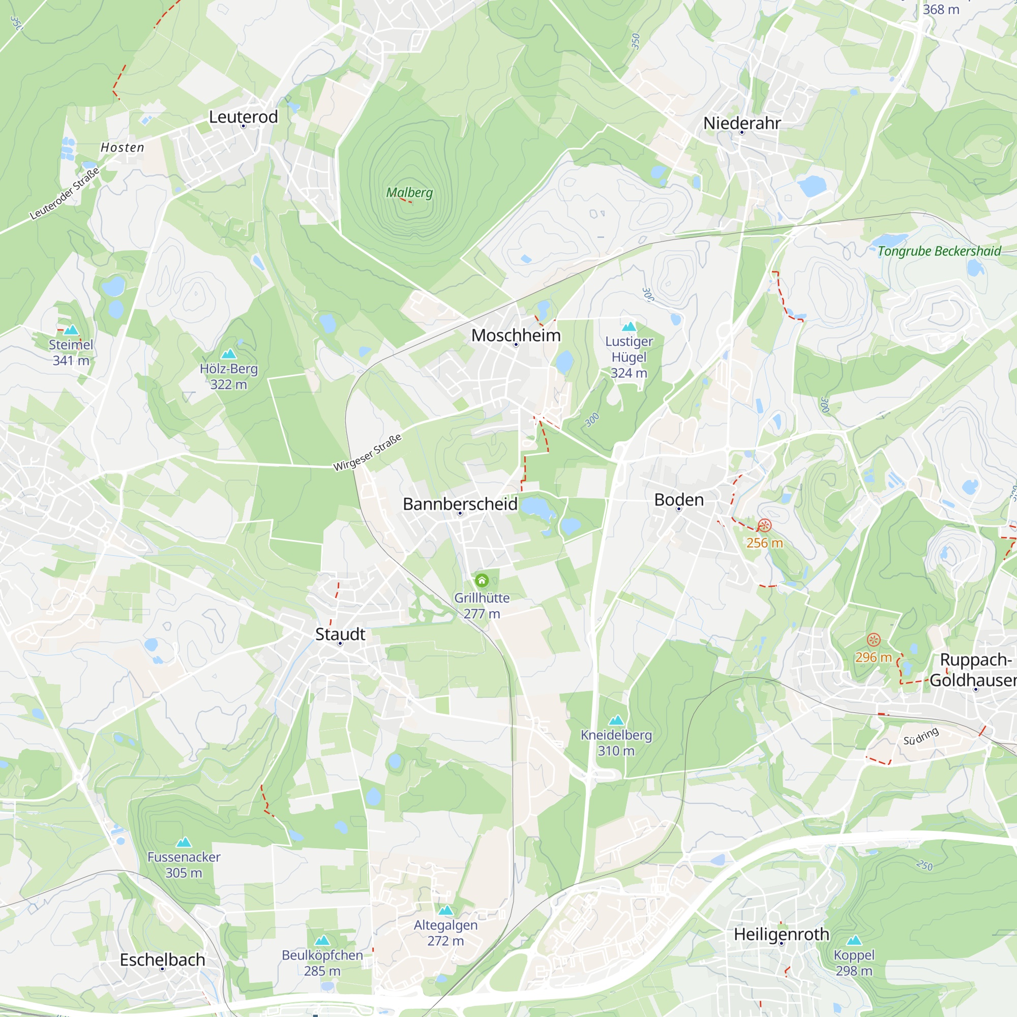 Anglerhütte ASV Bannberscheid map
