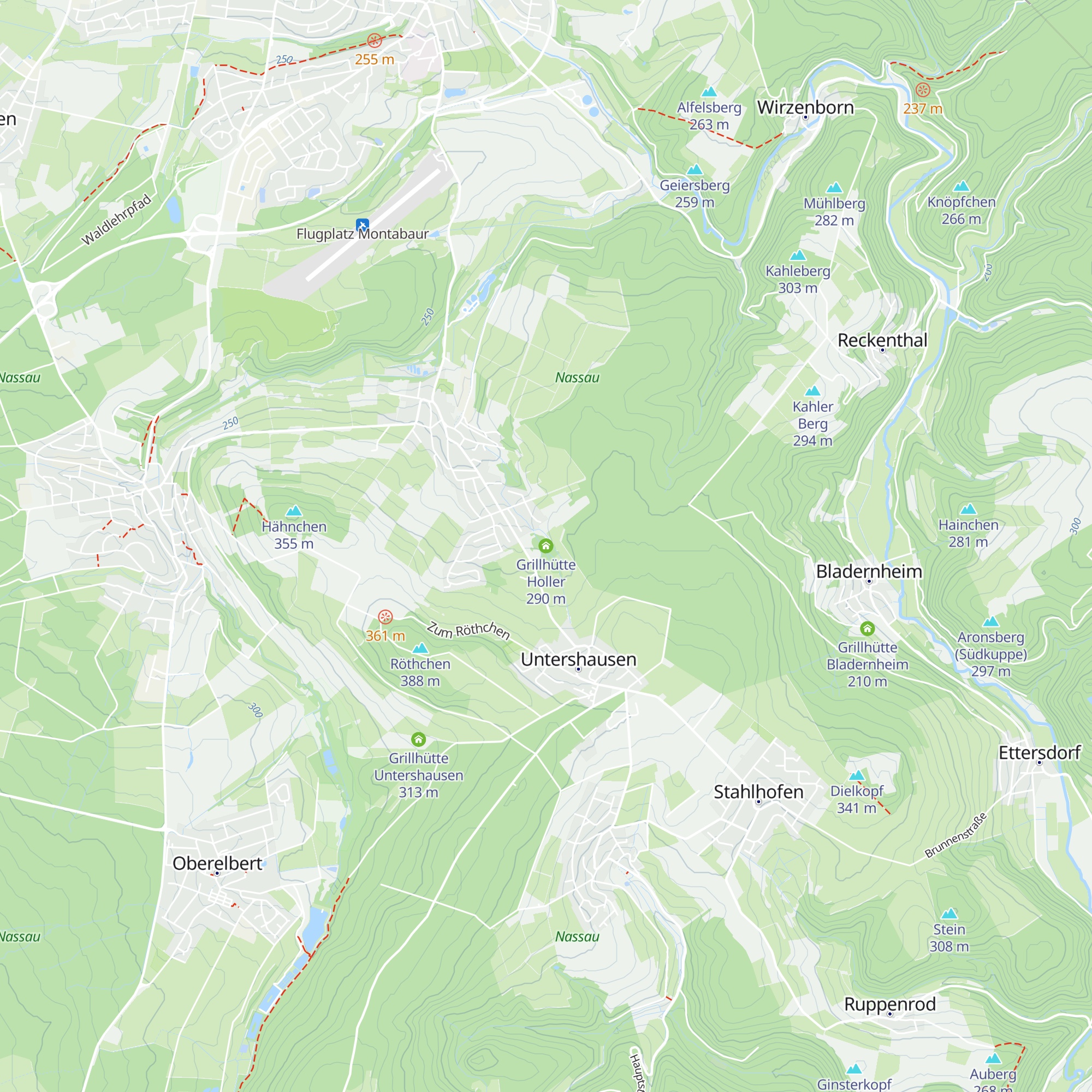 Grillhütte Holler map