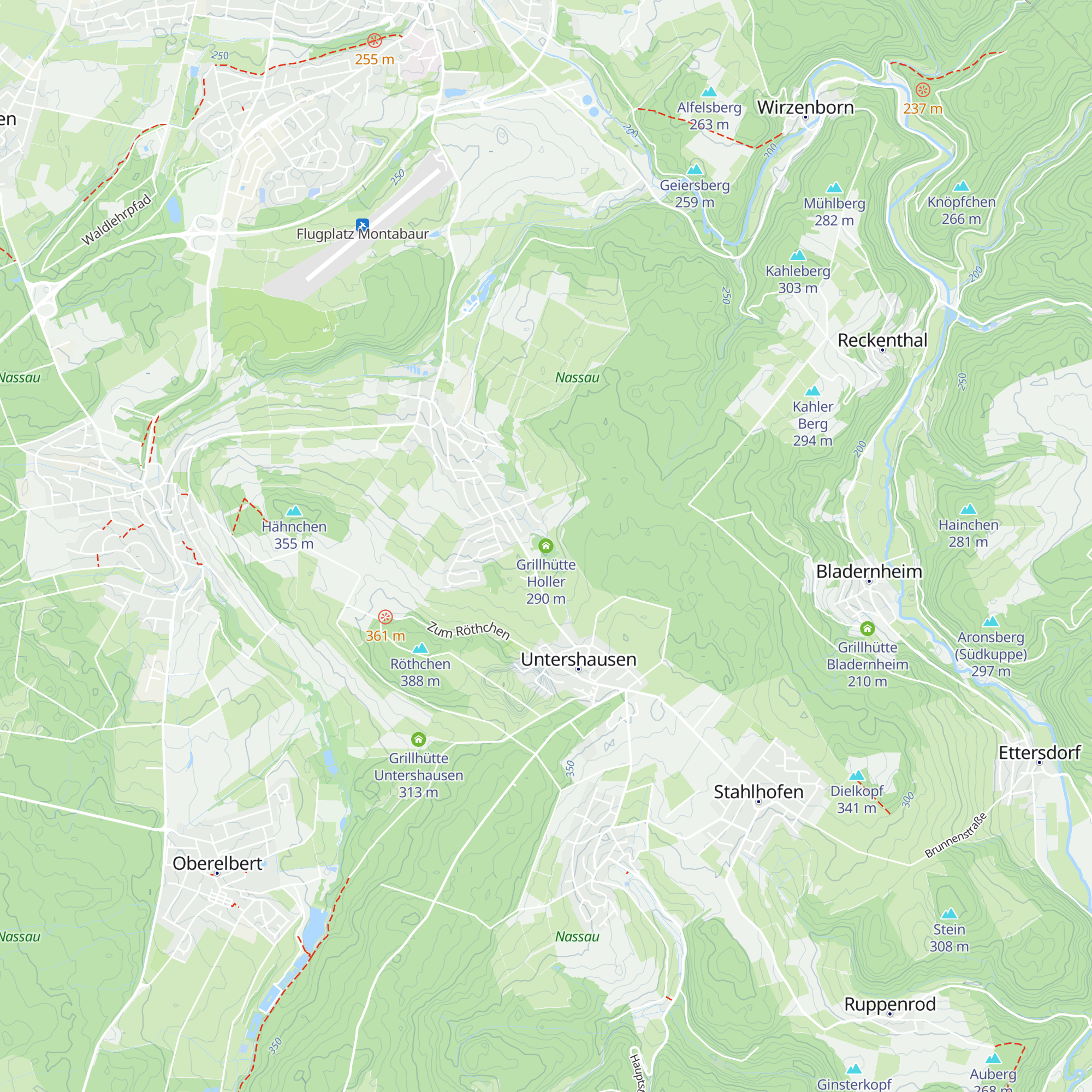 Grillhütte Holler map