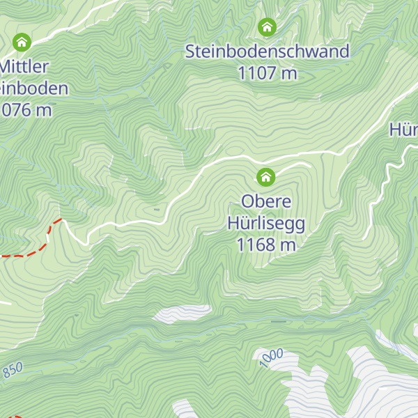 Map of Mittlere Hürlisegg