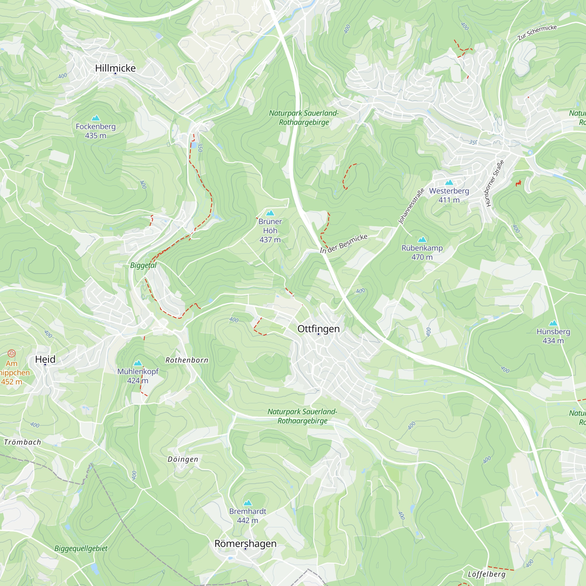 Schutzhütte am Steinbruch map