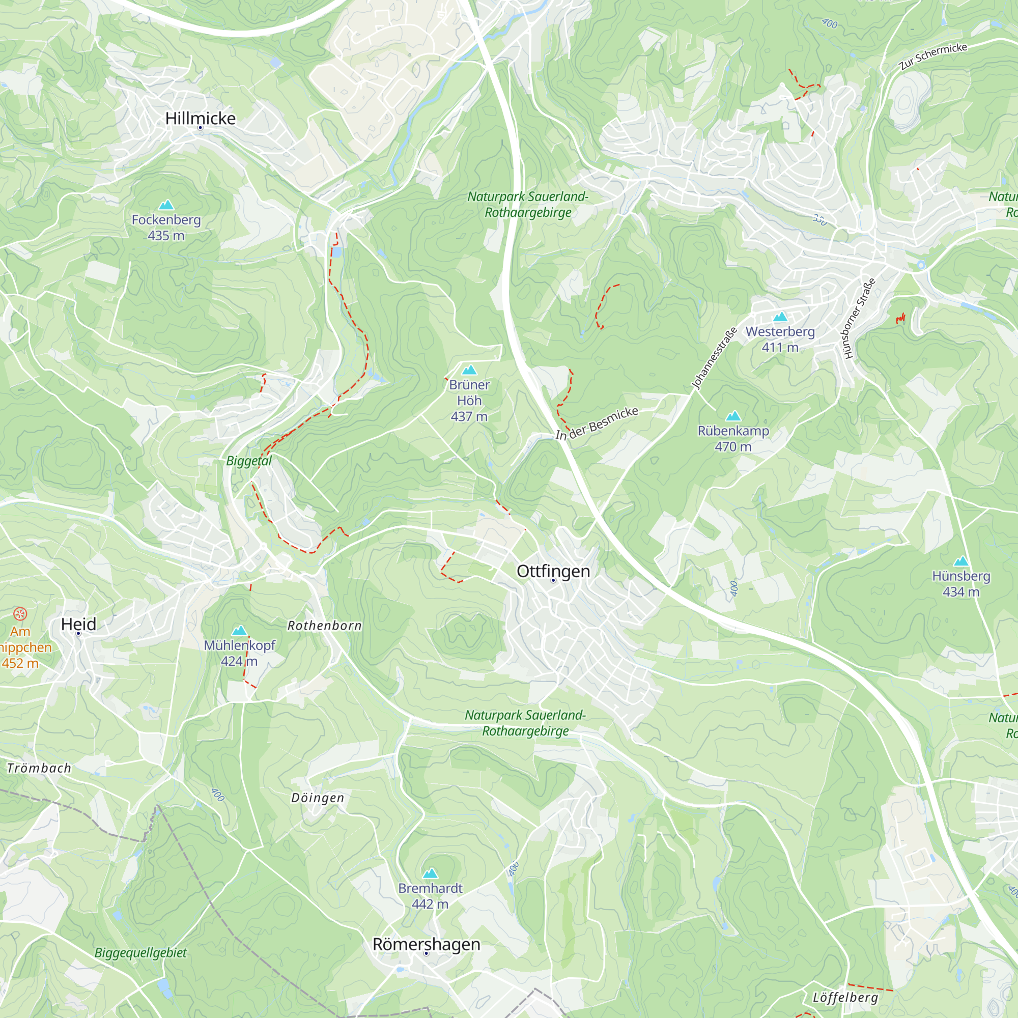 Schutzhütte am Steinbruch map
