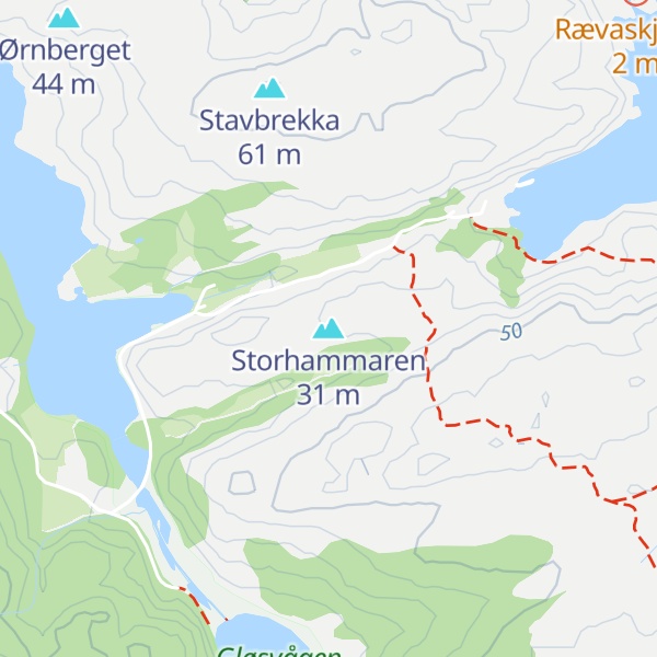 Map of Storhammaren