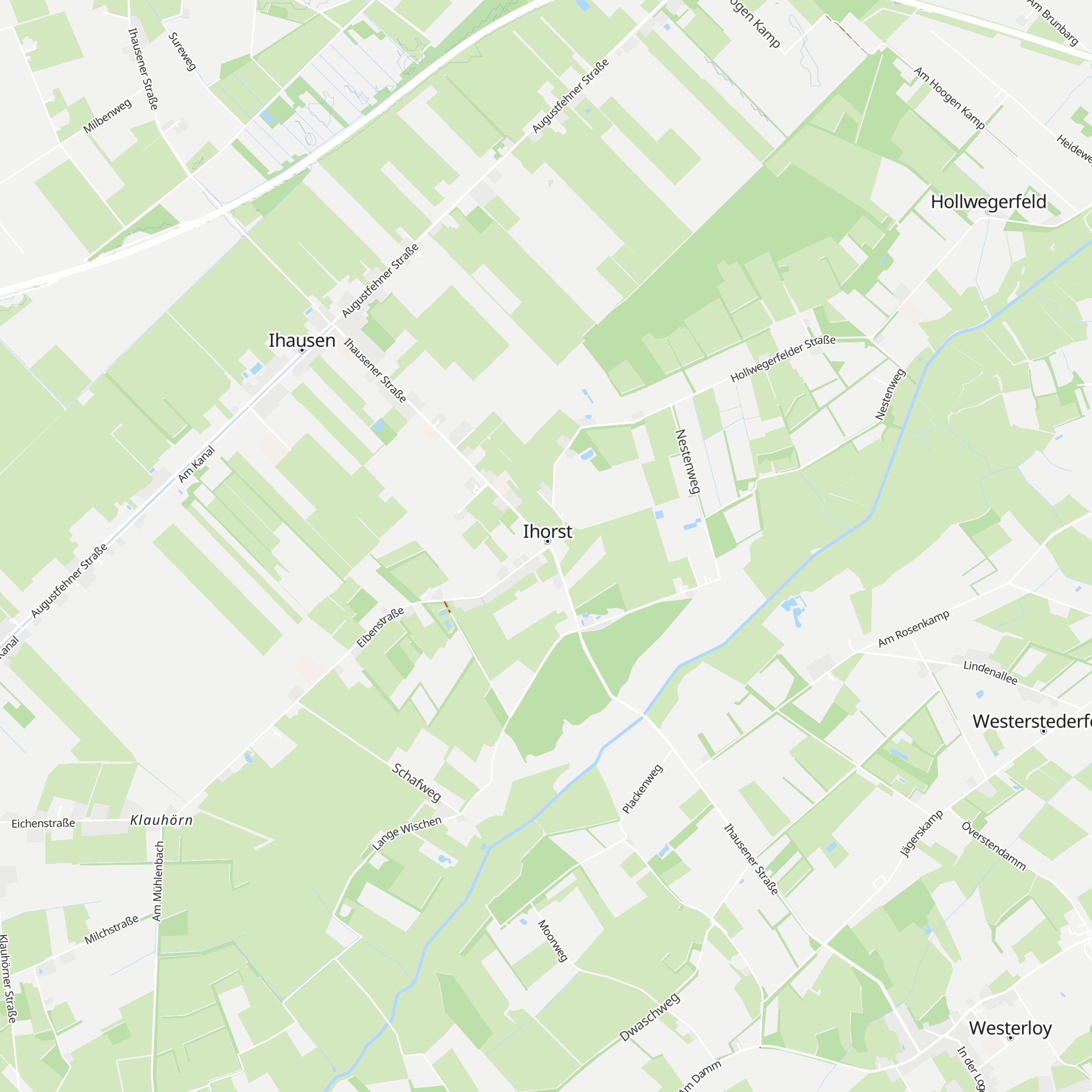 Schutzhütte Ihorst map