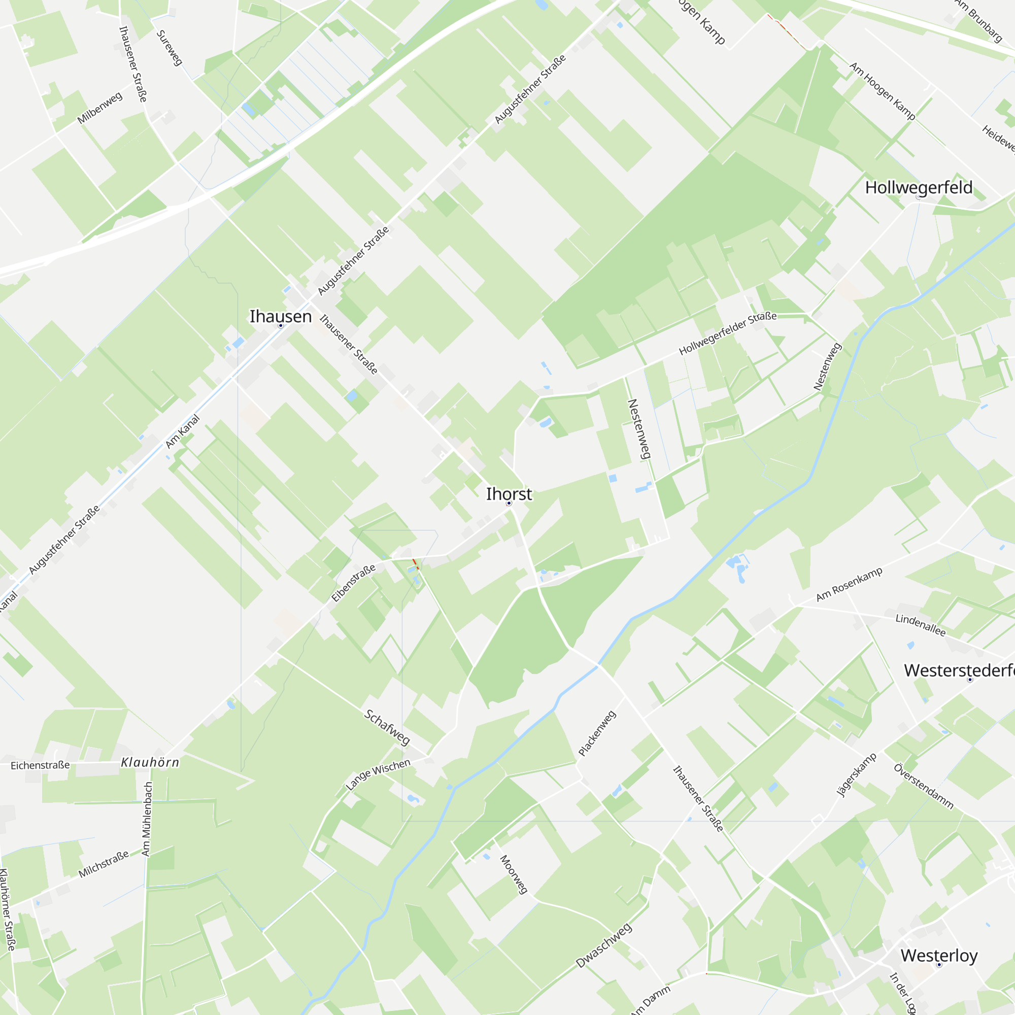 Schutzhütte Ihorst map