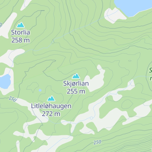 Map of Skjørlian