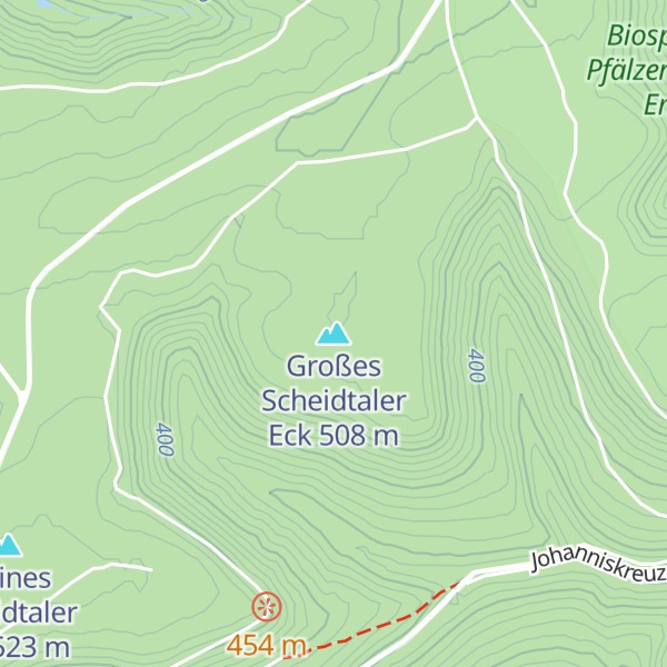 Map of Großes Scheidtaler Eck