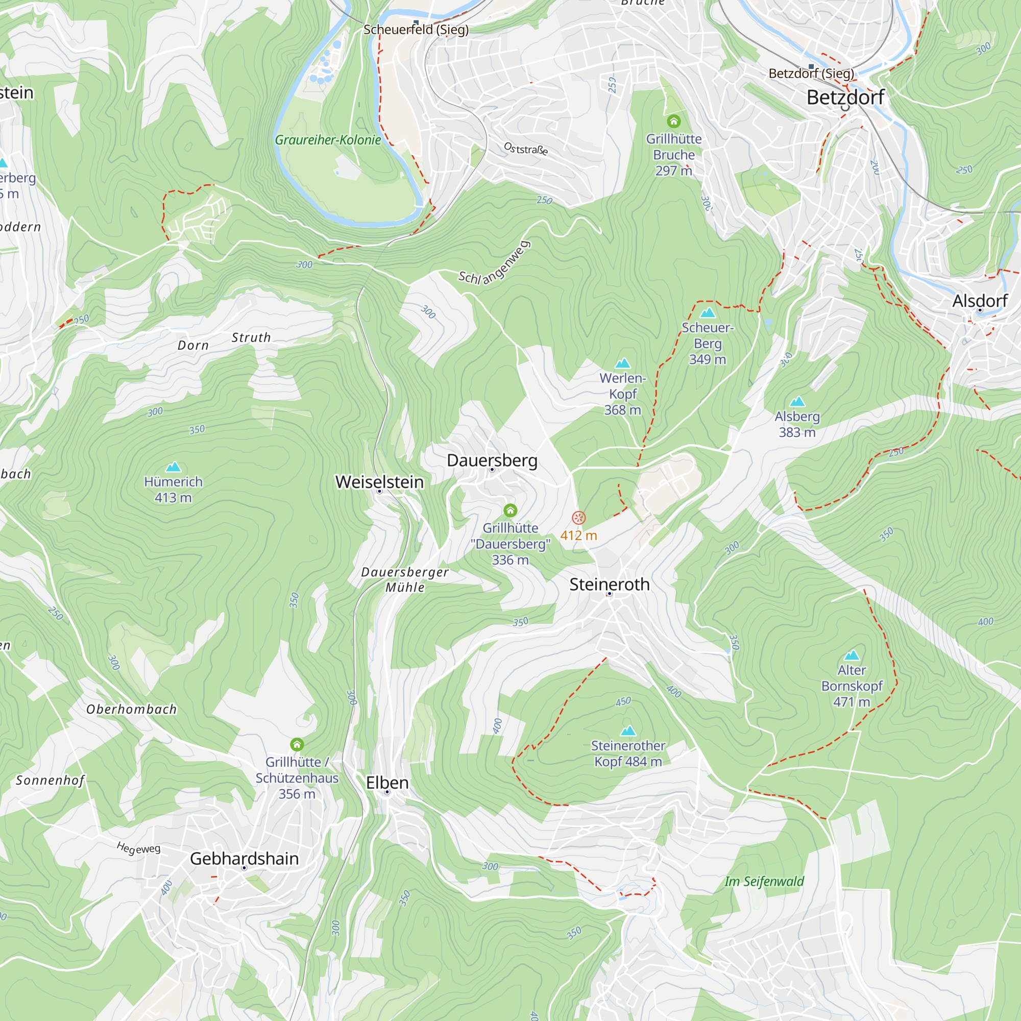 Grillhütte "Dauersberg" map