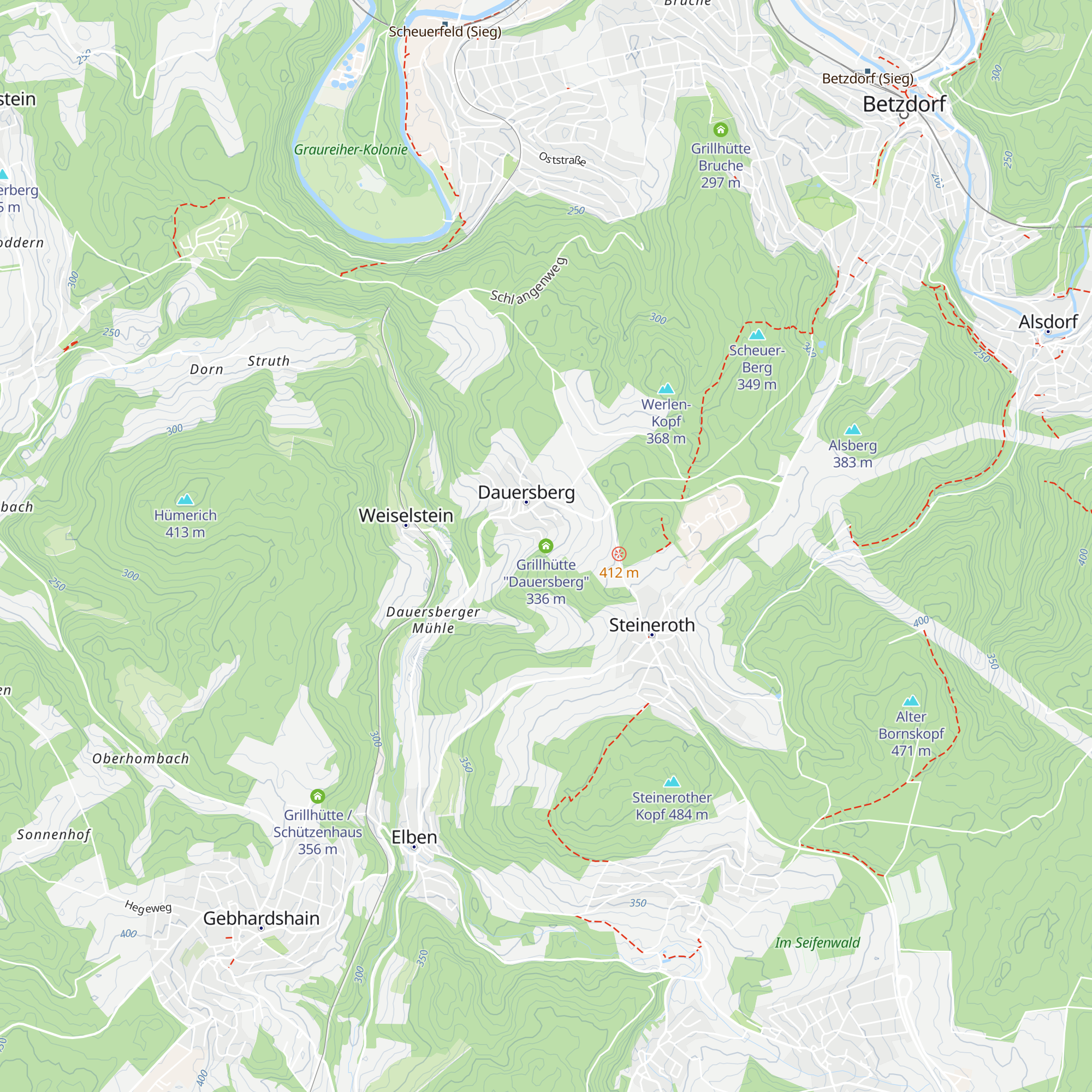 Grillhütte "Dauersberg" map