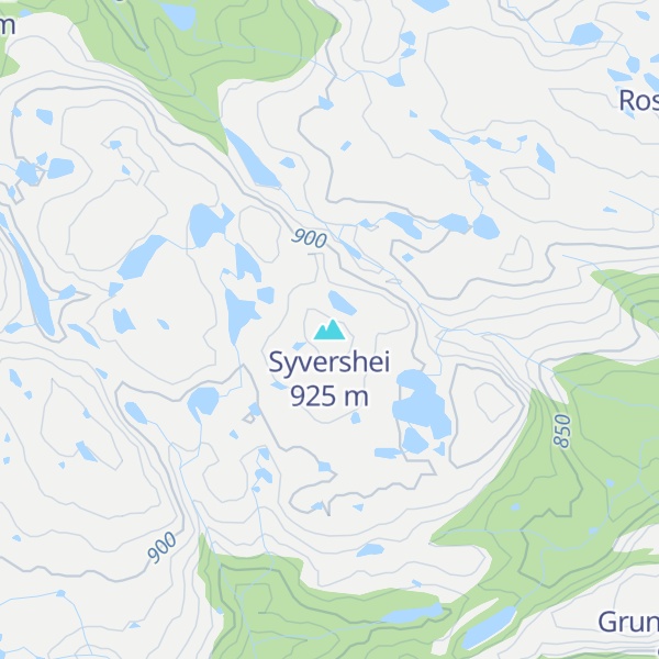 Map of Syvershei