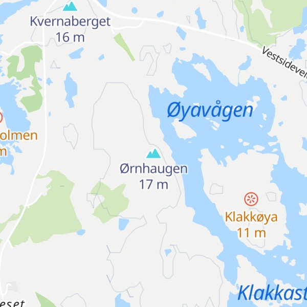 Map of Ørnhaugen