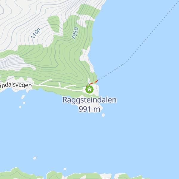 Map of Raggsteindalen