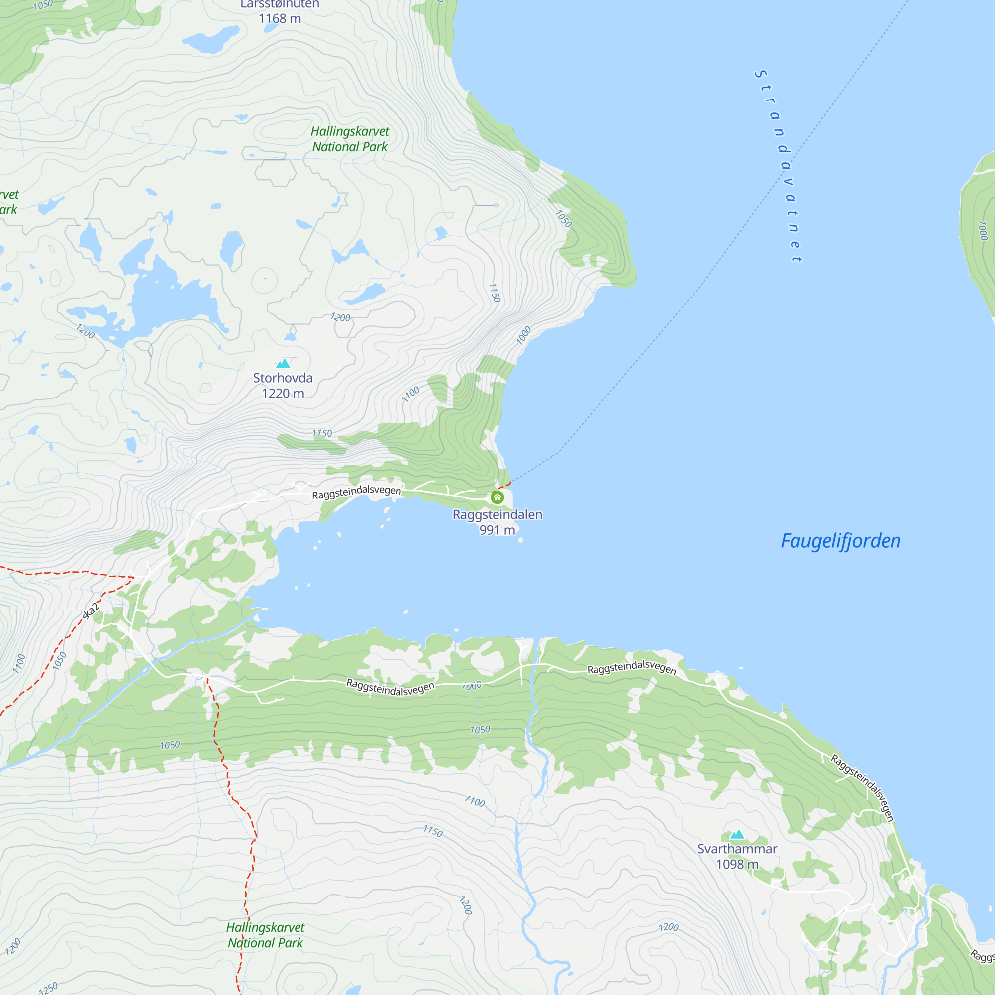 Raggsteindalen map