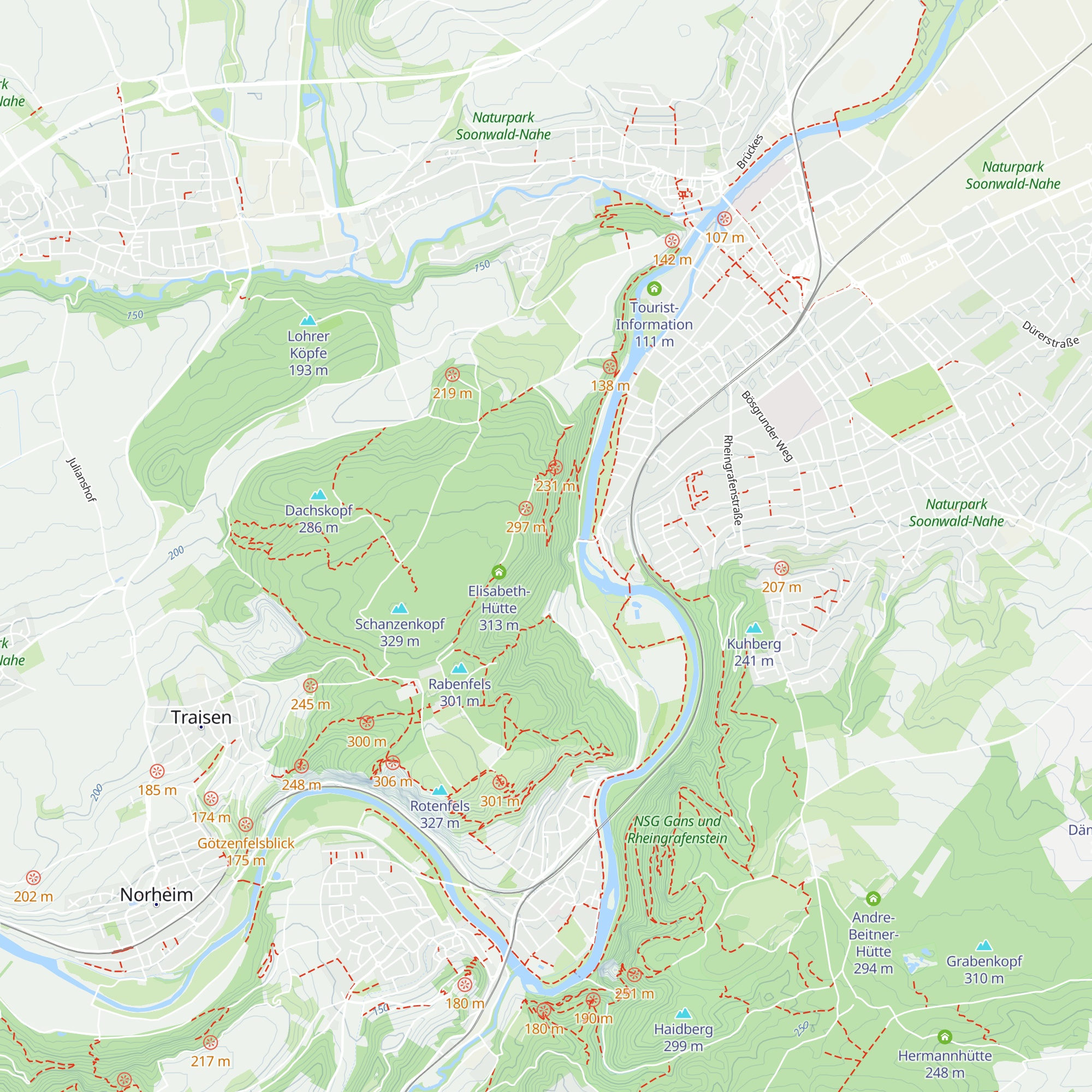 Örtels-Hütte map
