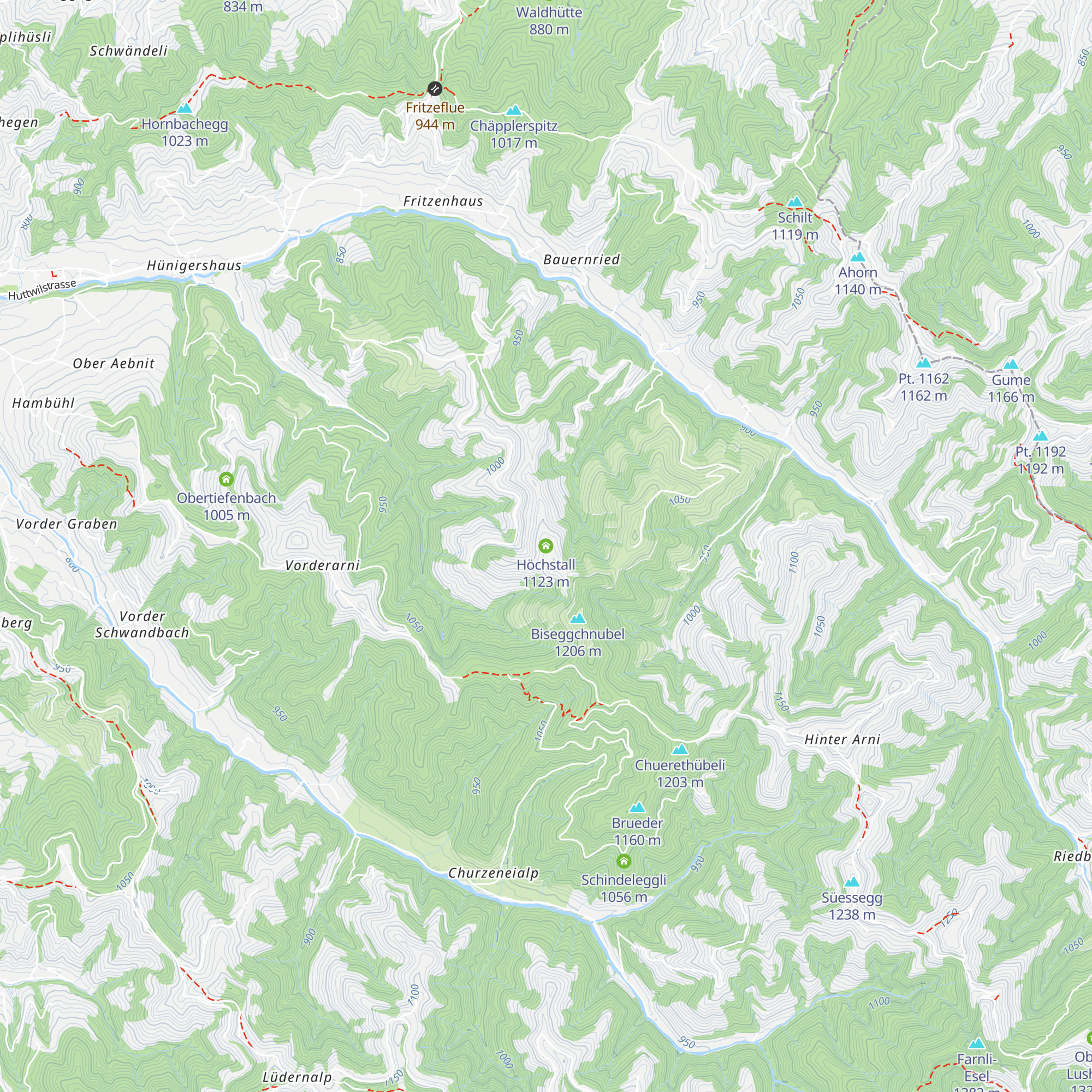 Höchstall map