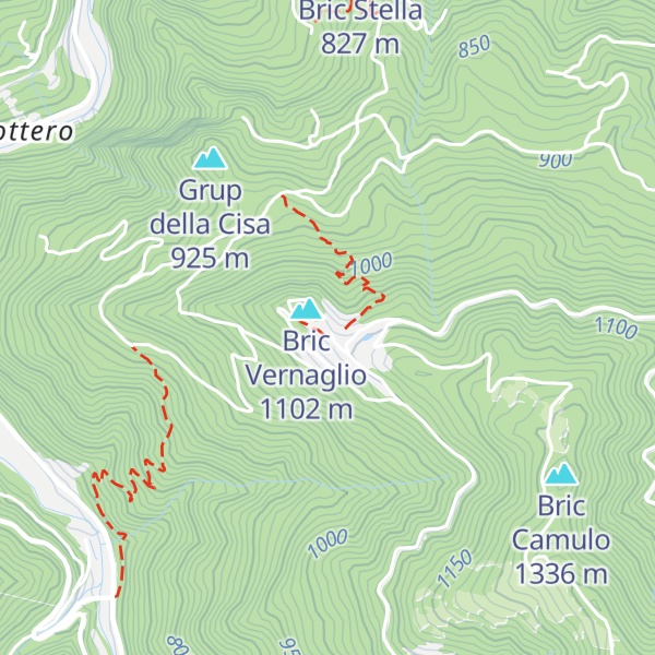 Map of Rifugio La Maddalena