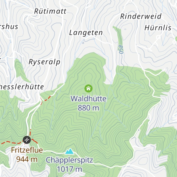 Map of Waldhütte