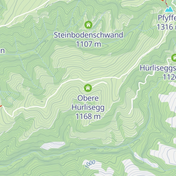 Map of Obere Hürlisegg