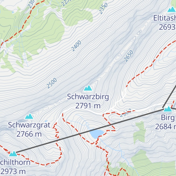 Map of Schwarzbirg