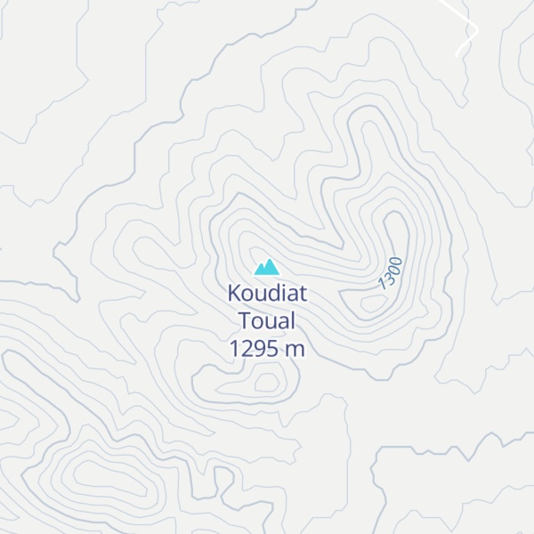 Map of Koudiat Toual