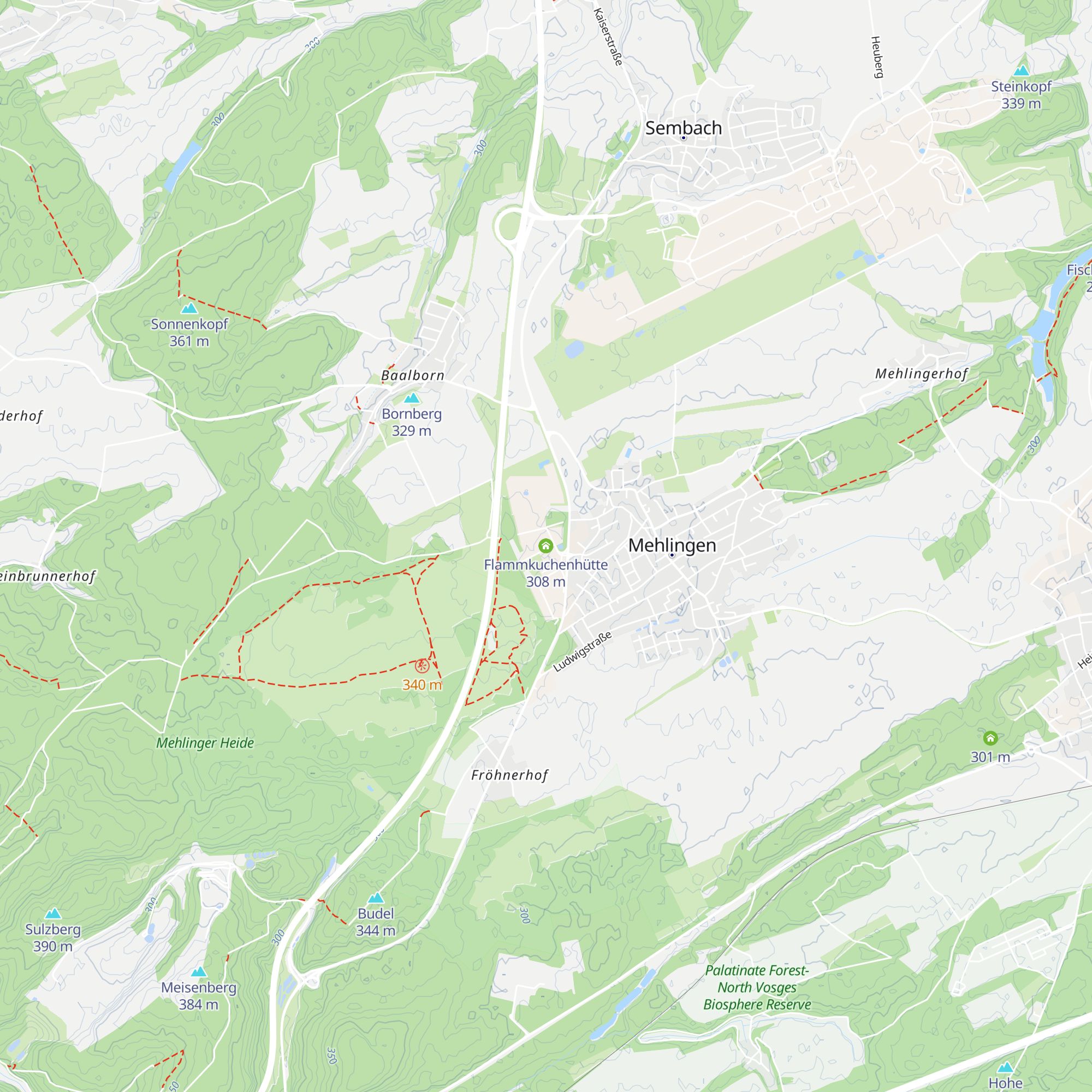 Flammkuchenhütte map