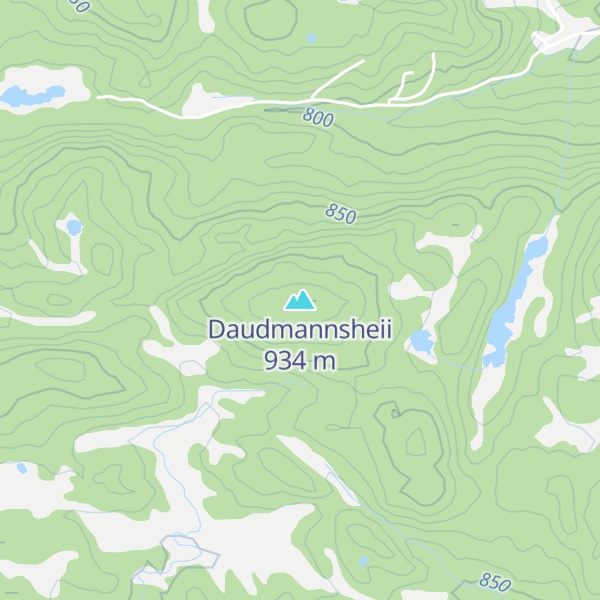 Map of Daudmannsheii