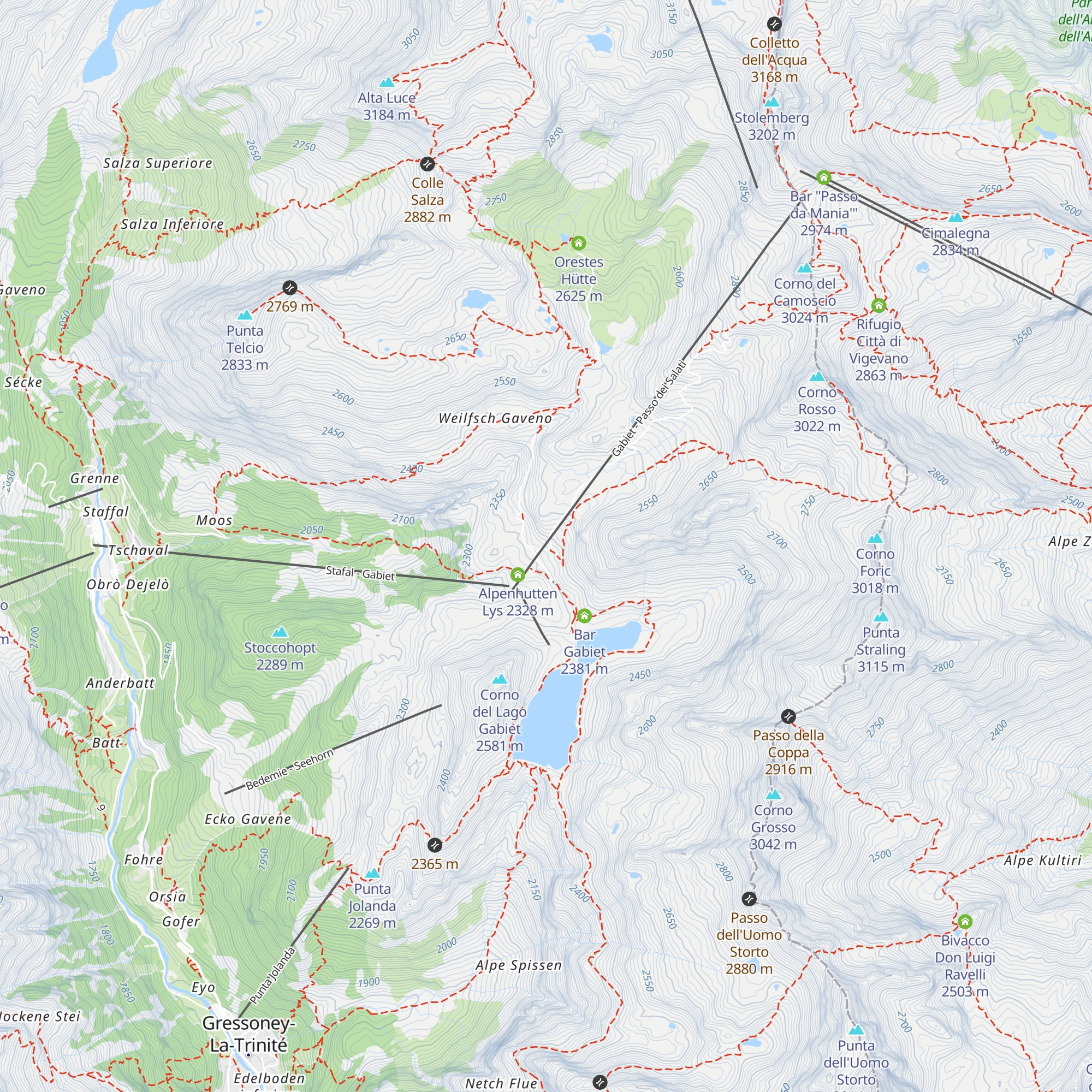 Albergo del Ponte map