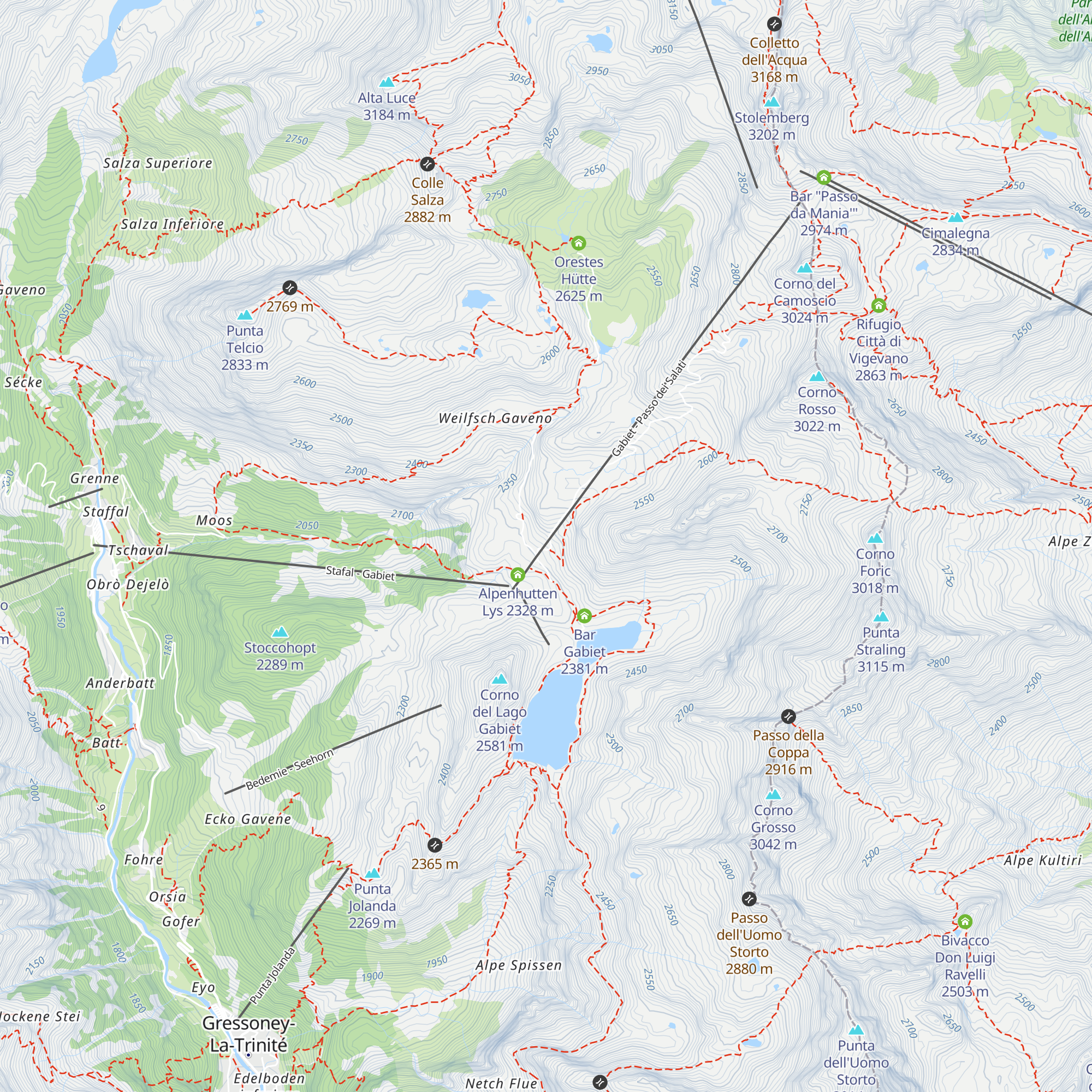 Albergo del Ponte map