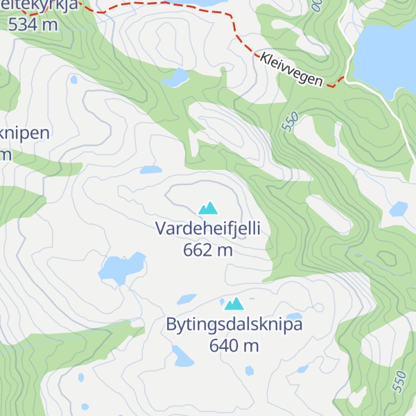 Map of Vardeheifjelli