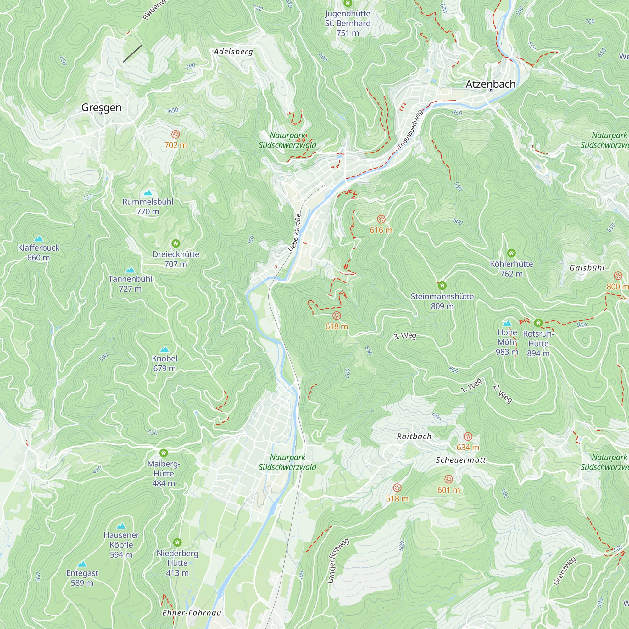 Steinbänkle-Hütte map
