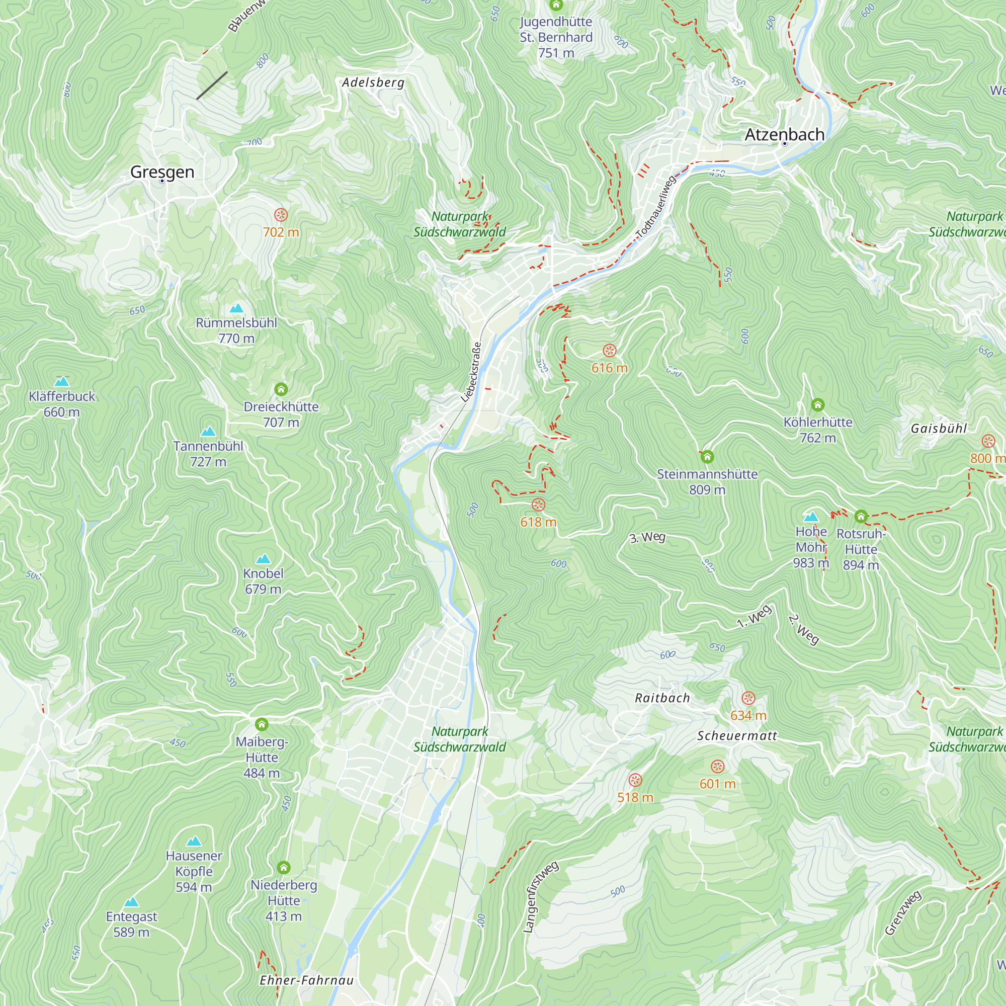 Steinbänkle-Hütte map