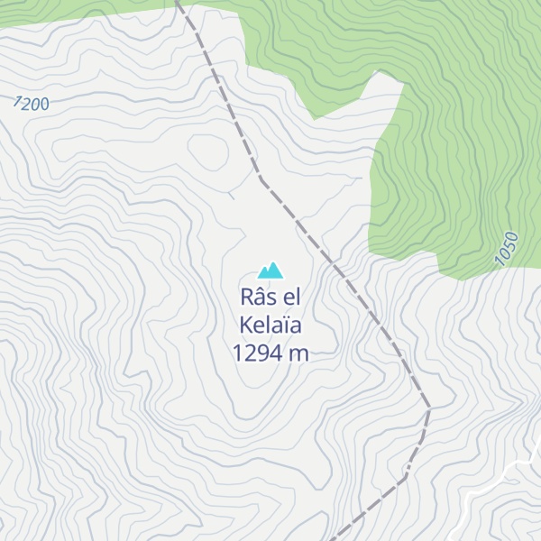 Map of Râs el Kelaïa