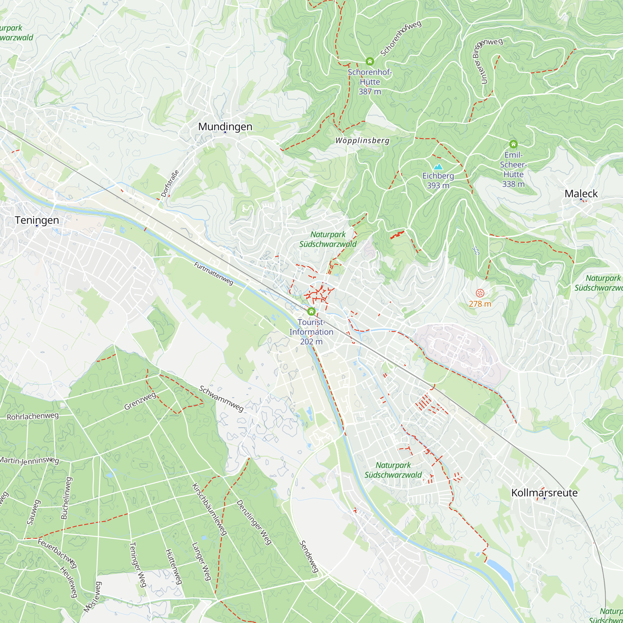 Tourist-Information map