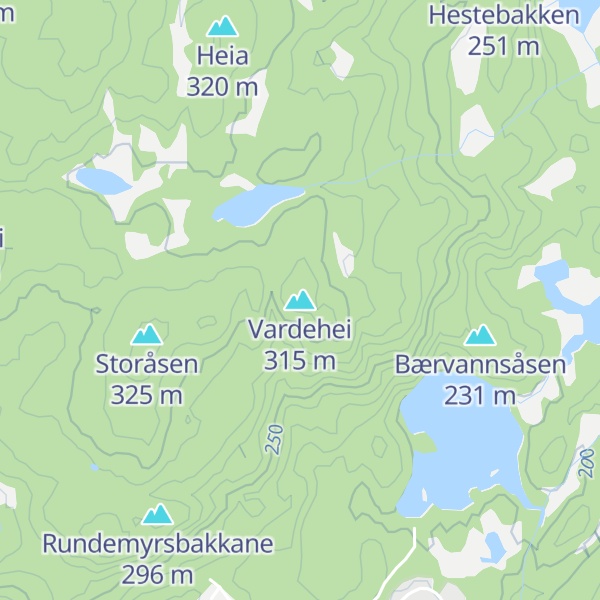 Map of Vardehei