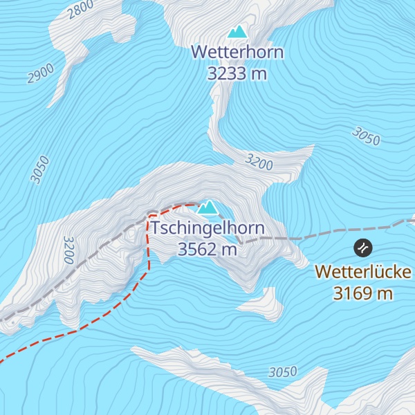 Map of Tschingelhorn