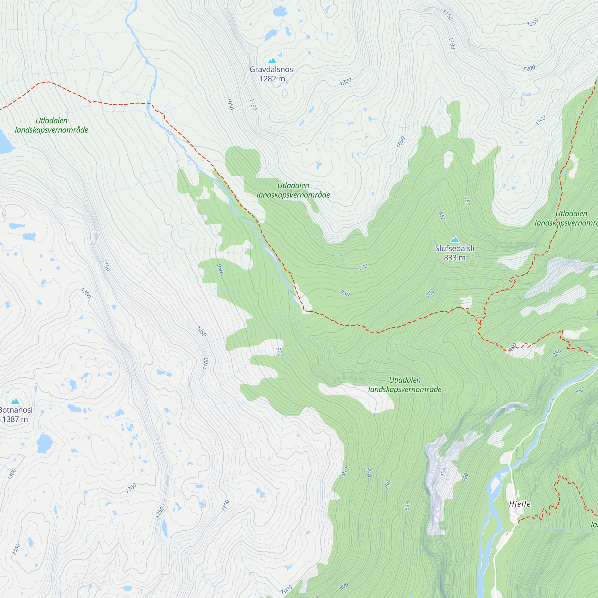 Gravdalen map