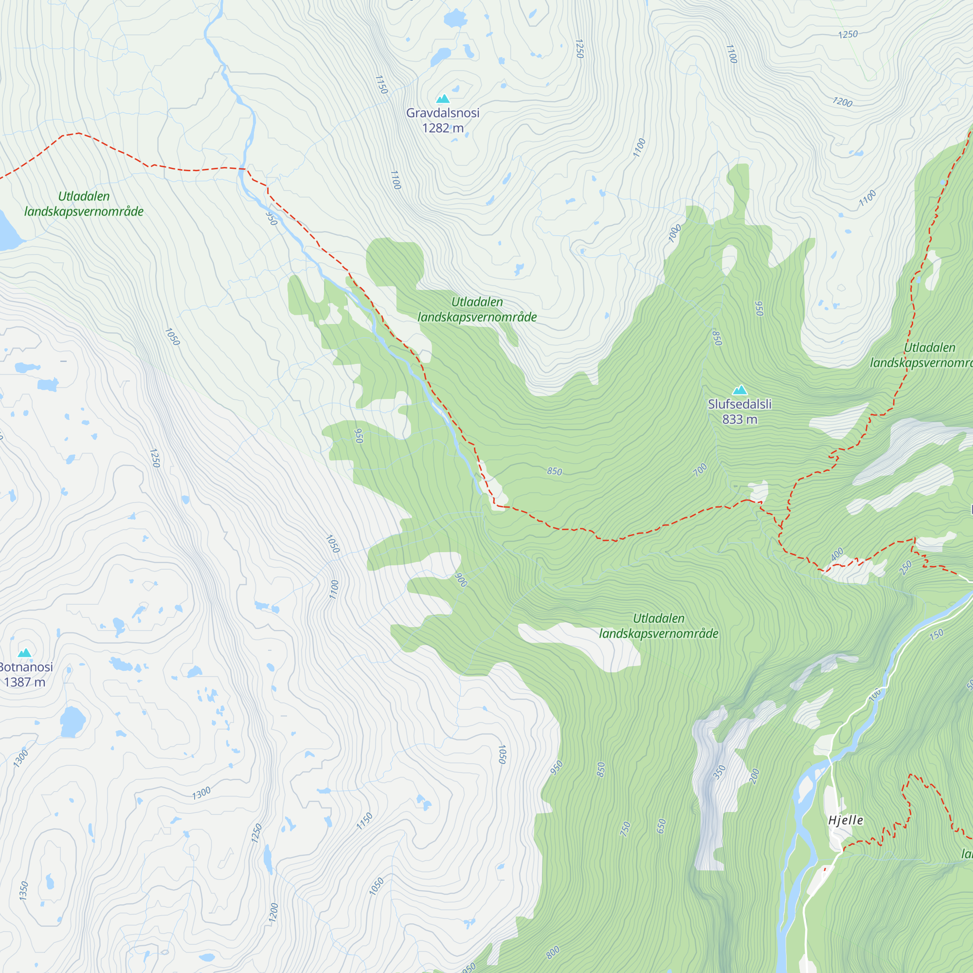 Gravdalen map