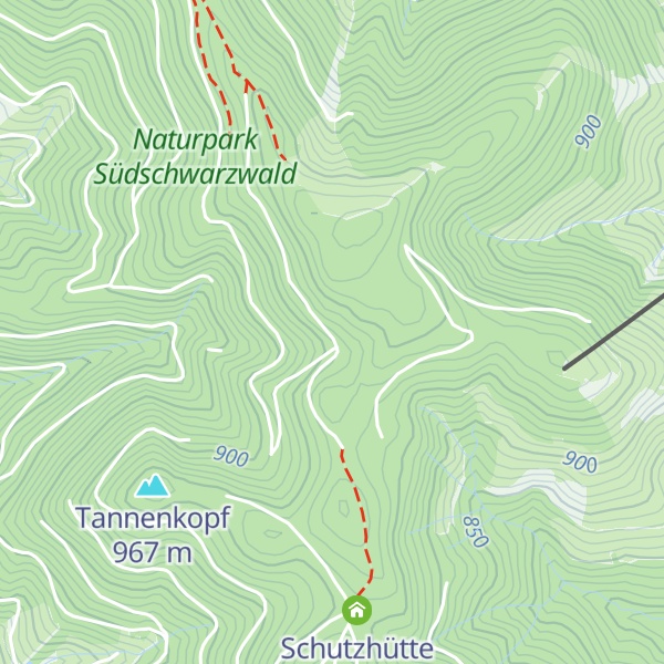 Map of Hörnlihütte