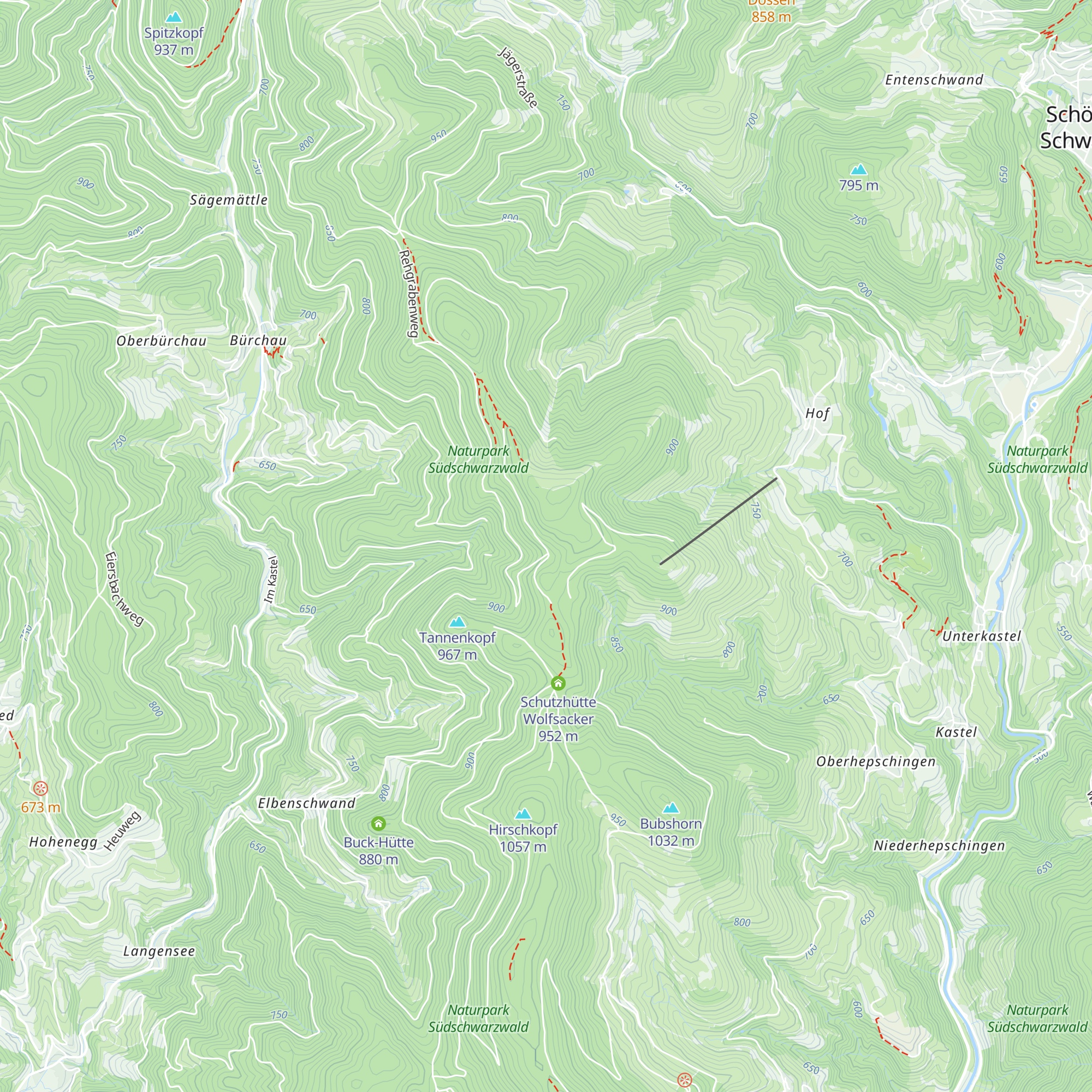 Hörnlihütte map