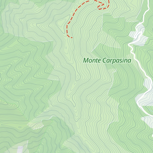 Map of Croce Alpe di Baudo