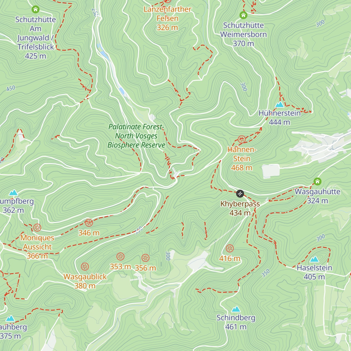 Wanderheim Dicke Eiche map